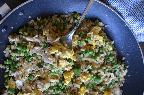 low carb chicken fried rice